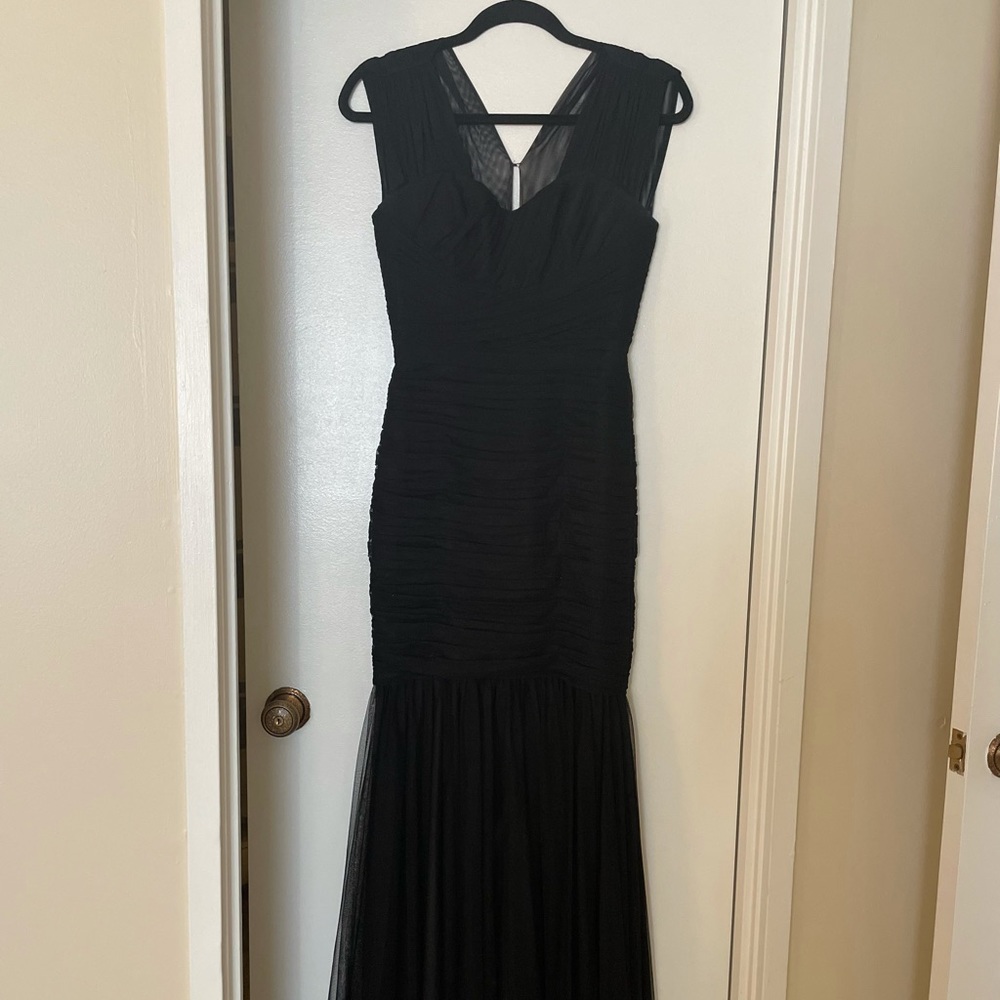 Amsale Black Maxi Dress